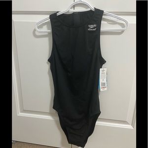 SPEEDO BLACK 2 PIECE SWIMSUIT